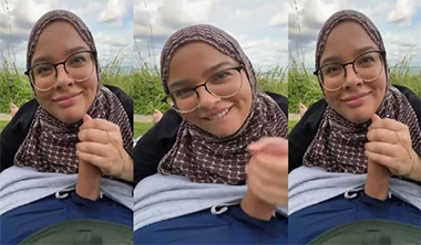 Hijabe College Girl Sucking Big Dick Public Park Viral Full Video