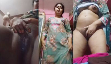 Desi Bhabhi Stripping And Fingering Her Pussy XXX