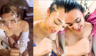 Indian Hot Girl Fucking Gives A blowjob In the Room