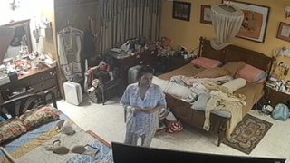 Indian Bhabhi Changing Her Drees In Room CCTV Video HD