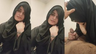 Indian Horny Hijabi Sexy Girl Sucks – Bf Thick Dick Showing Mms