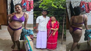 Indian Hot Tamil Wife Honeymoon Riding Husband Cook