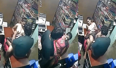 Tamil Girl Affair With Shop Owner Fucking CCTV Captured Viral